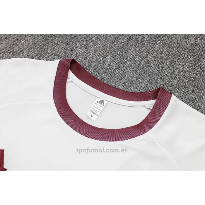 Chandal del Flamengo Manga Corta 2024-2025 Blanco - Pantalon Corto
